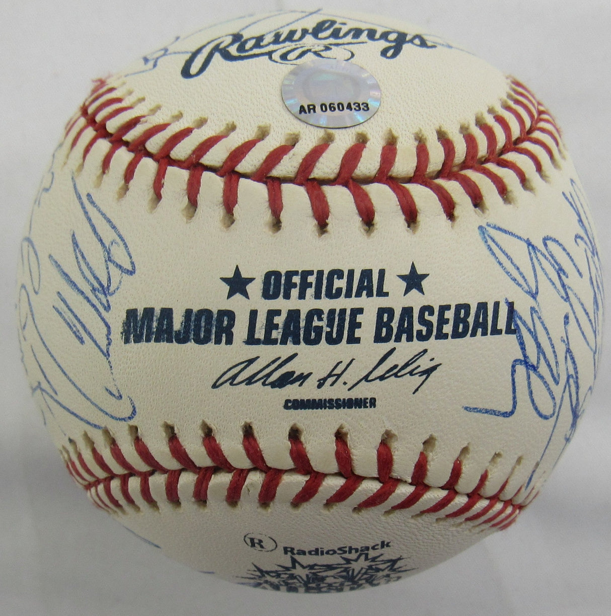 2001 Futures Game Team Chase Utley Adam Dunn USA Signed Rawlings Baseball JSA LOA X67750