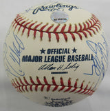2001 Futures Game Team Chase Utley Adam Dunn USA Signed Rawlings Baseball JSA LOA X67750