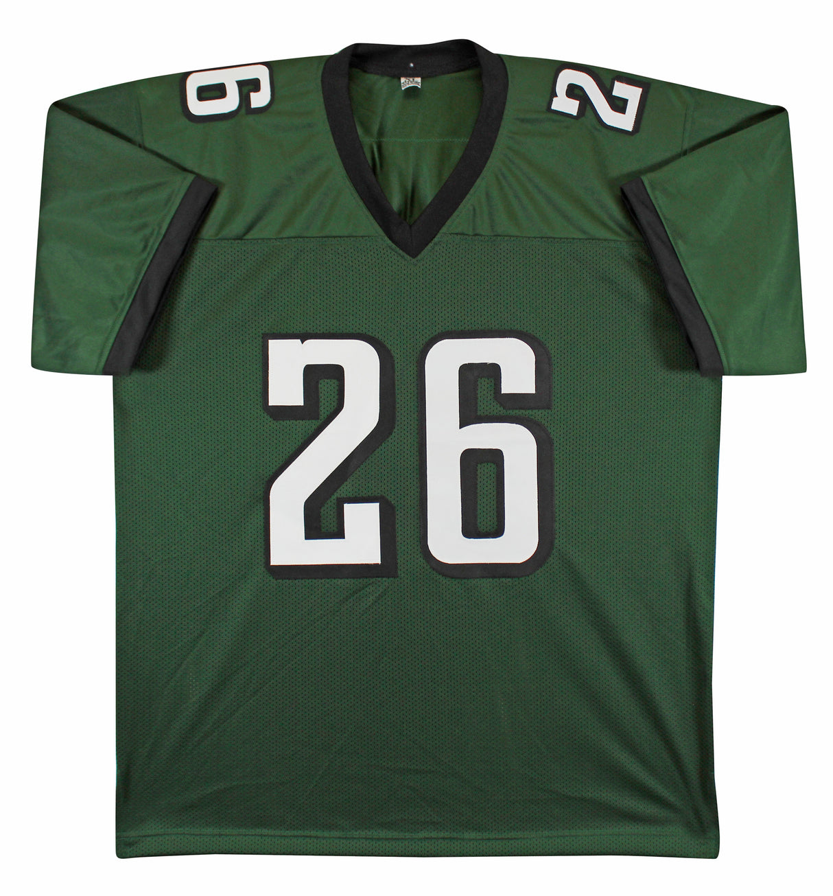 Saquon Barkley Authentic Signed Green Pro Style Jersey Autographed BAS Witnessed