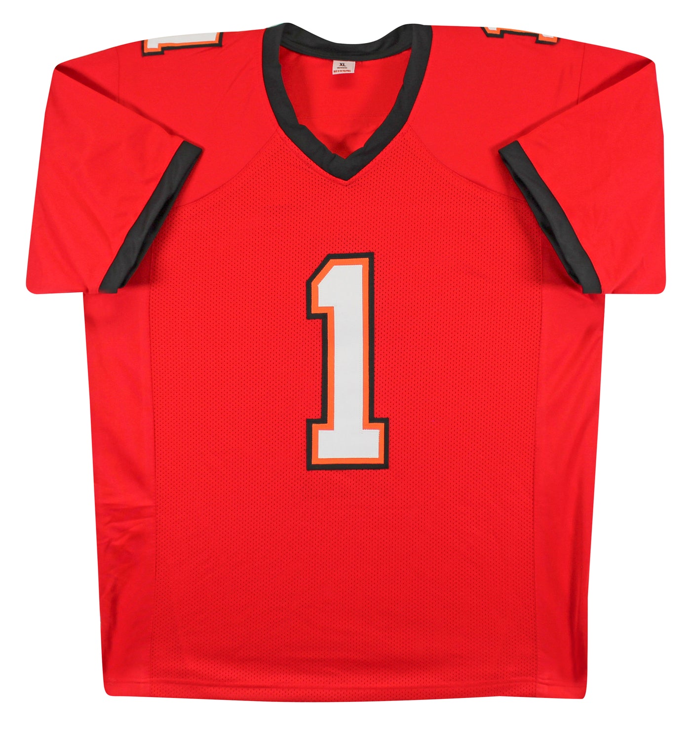 Rachaad White Authentic Signed Red Pro Style Jersey Autographed BAS Witnessed