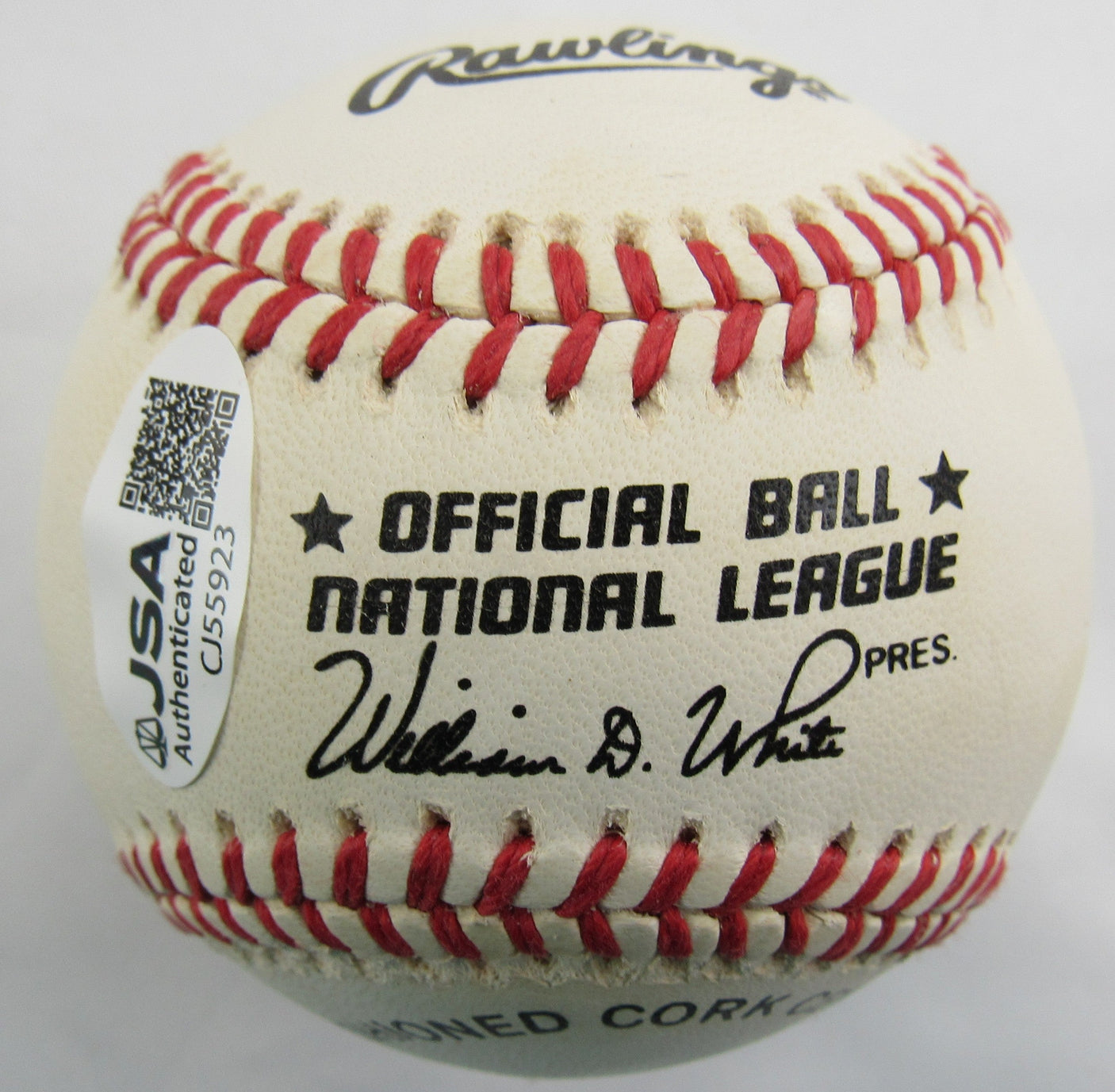 Pee Wee Reese Signed Auto Rawlings Baseball JSA CJ55923