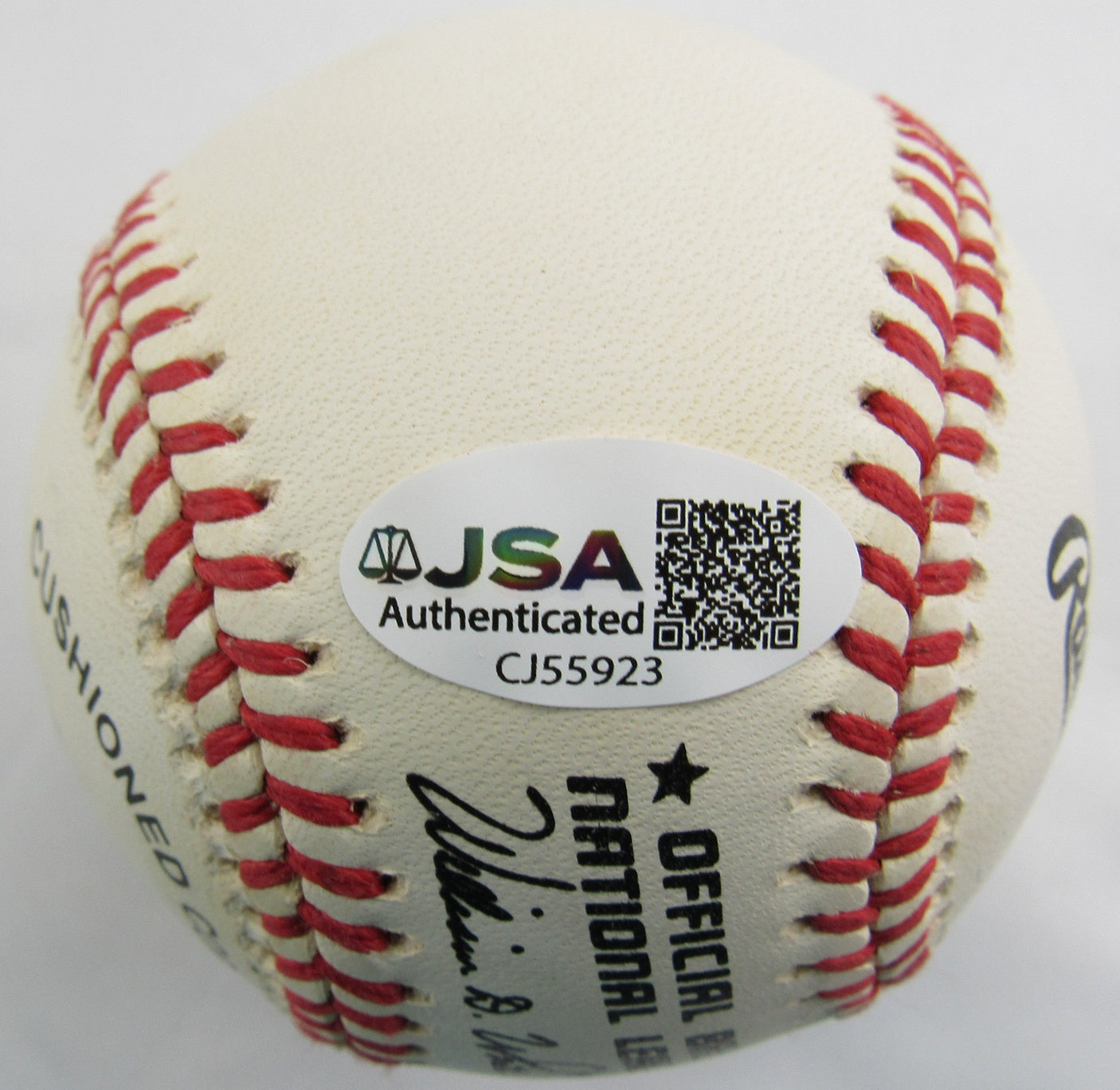 Pee Wee Reese Signed Auto Rawlings Baseball JSA CJ55923
