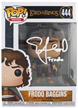 Elijah Wood Lord of the Rings "Frodo" Signed Funko Pop Vinyl Figure BAS Witness