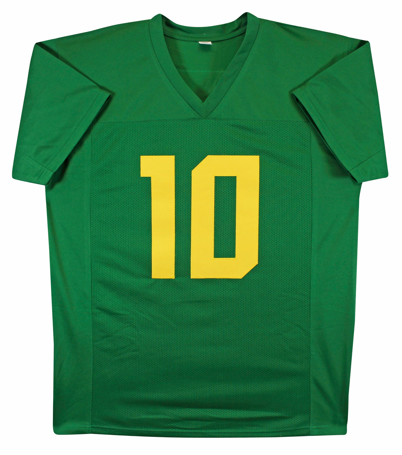 Oregon Bo Nix Authentic Signed Green Pro Style Jersey Autographed BAS Witnessed