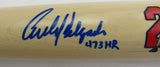 Carlos Delgado Signed Cooperstown Auto Baseball Bat w/ Insc JSA WB421052