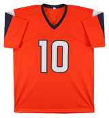 Bo Nix Authentic Signed Orange Pro Style Jersey Autographed BAS Witnessed