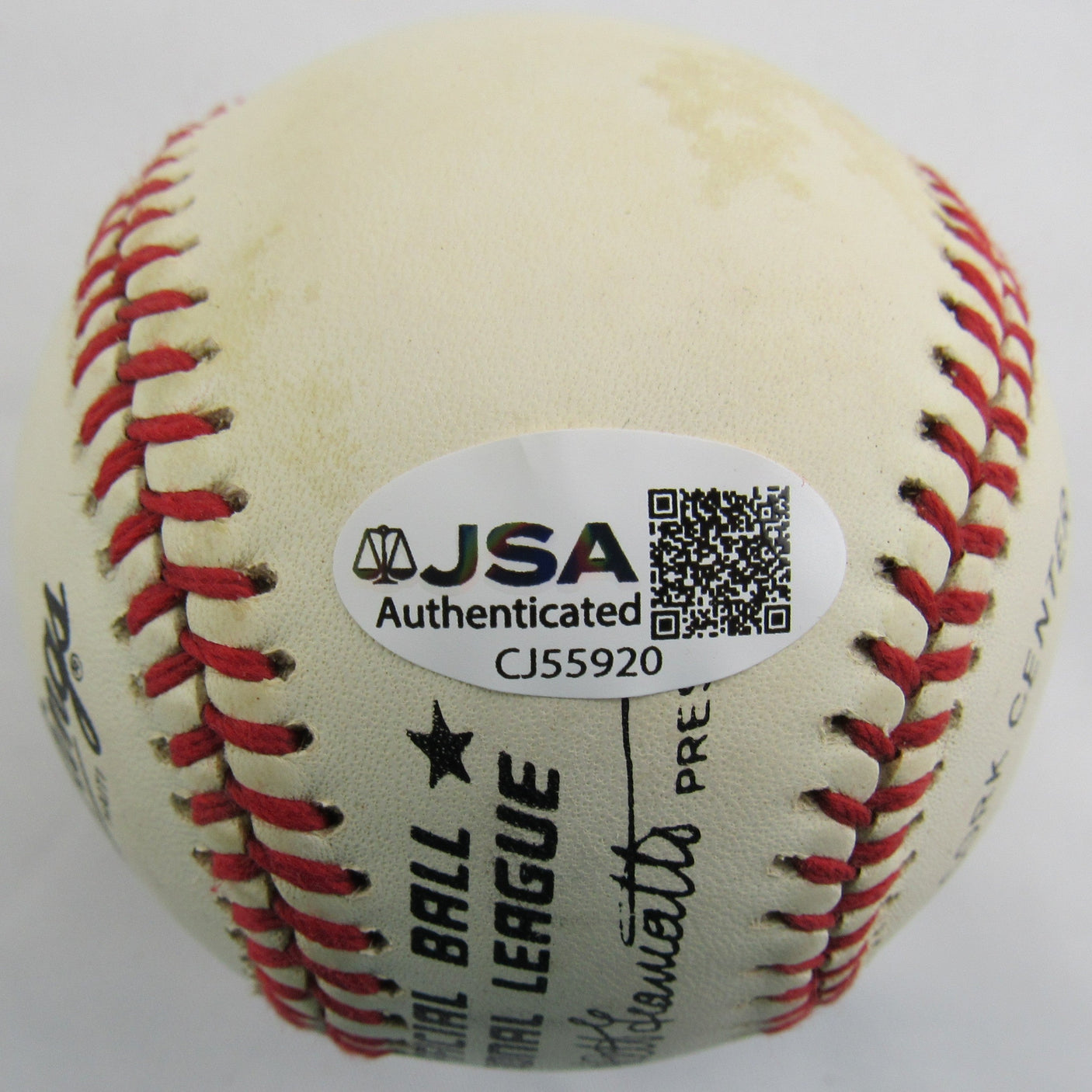 Willie McCovey Signed Auto Rawlings Baseball JSA CJ55920