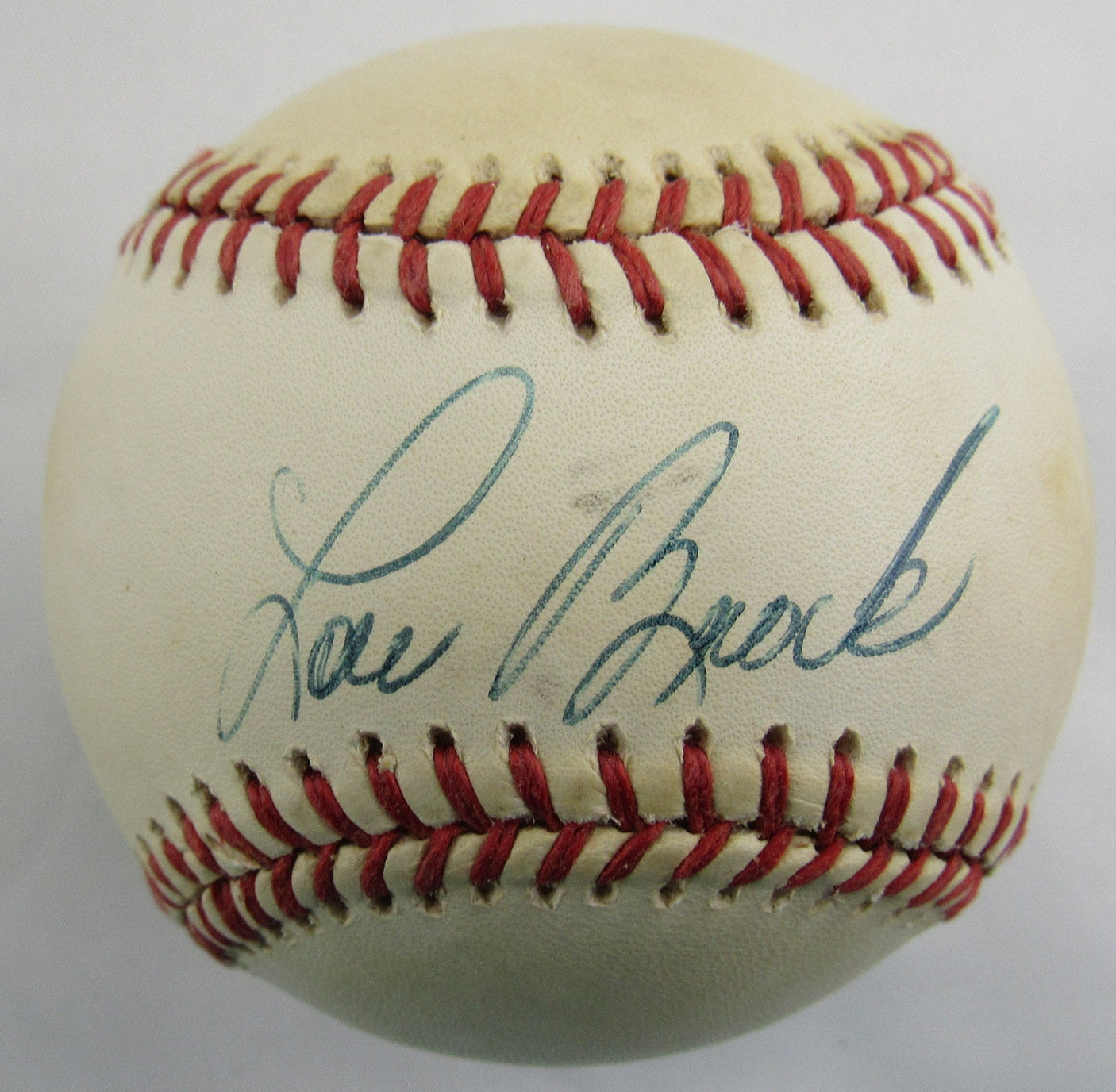 Lou Brock Signed Auto Rawlings Baseball JSA CJ55914