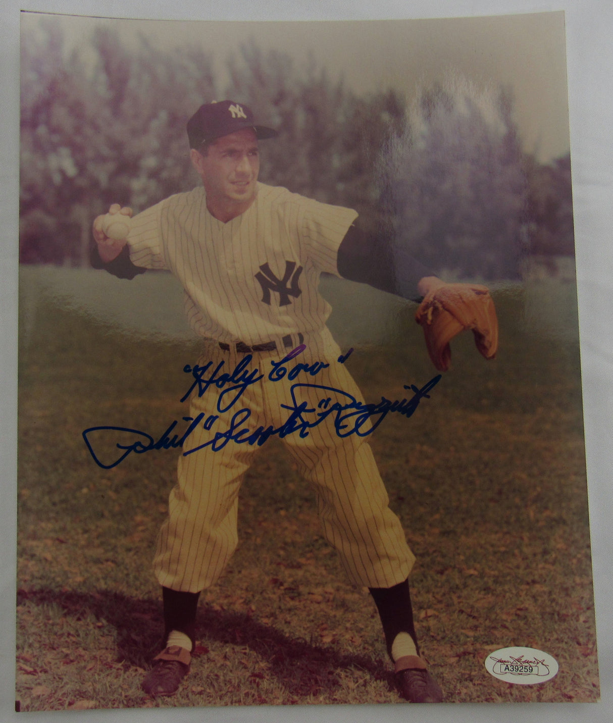 Phil Rizzuto Signed Auto 8x10 Photo JSA A39259