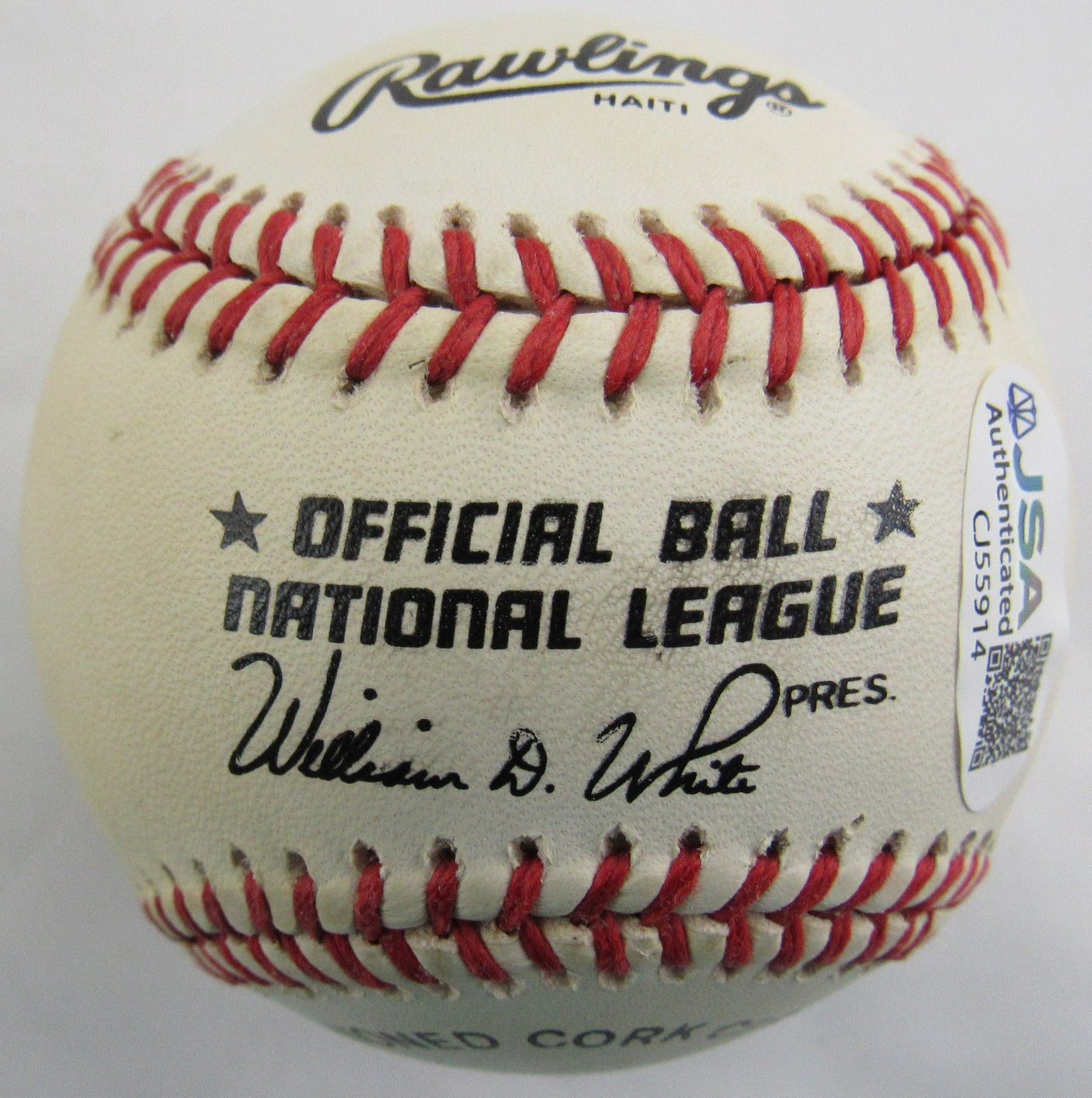 Lou Brock Signed Auto Rawlings Baseball JSA CJ55914
