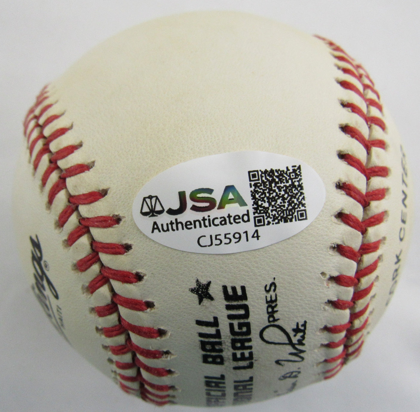 Lou Brock Signed Auto Rawlings Baseball JSA CJ55914