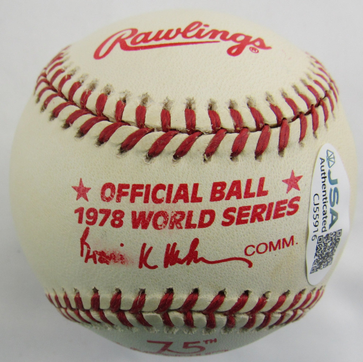 Reggie Jackson Signed Auto Rawlings Baseball JSA CJ55916