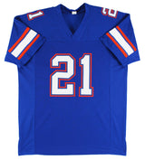 Florida Fred Taylor Authentic Signed Blue Pro Style Jersey BAS Witnessed