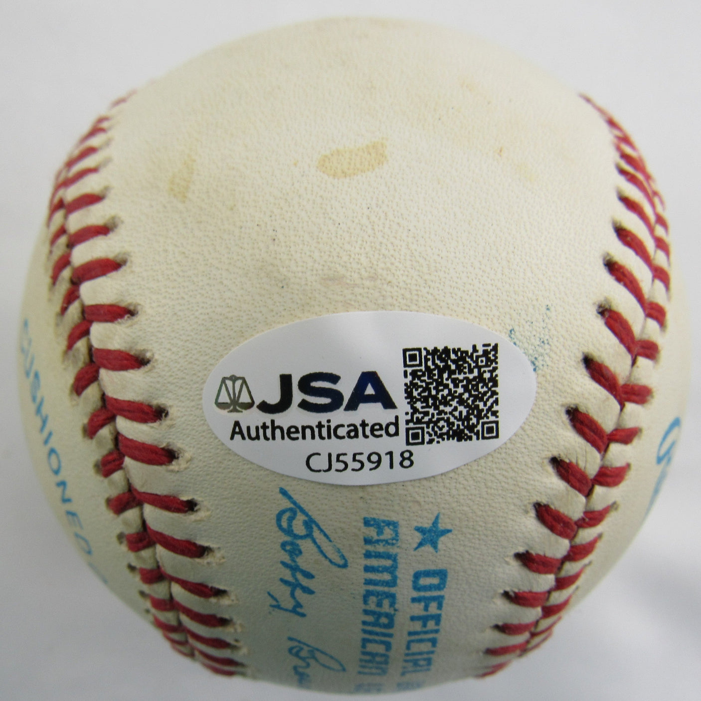 Jim Catfish Hunter Signed Auto Rawlings Baseball JSA CJ55918
