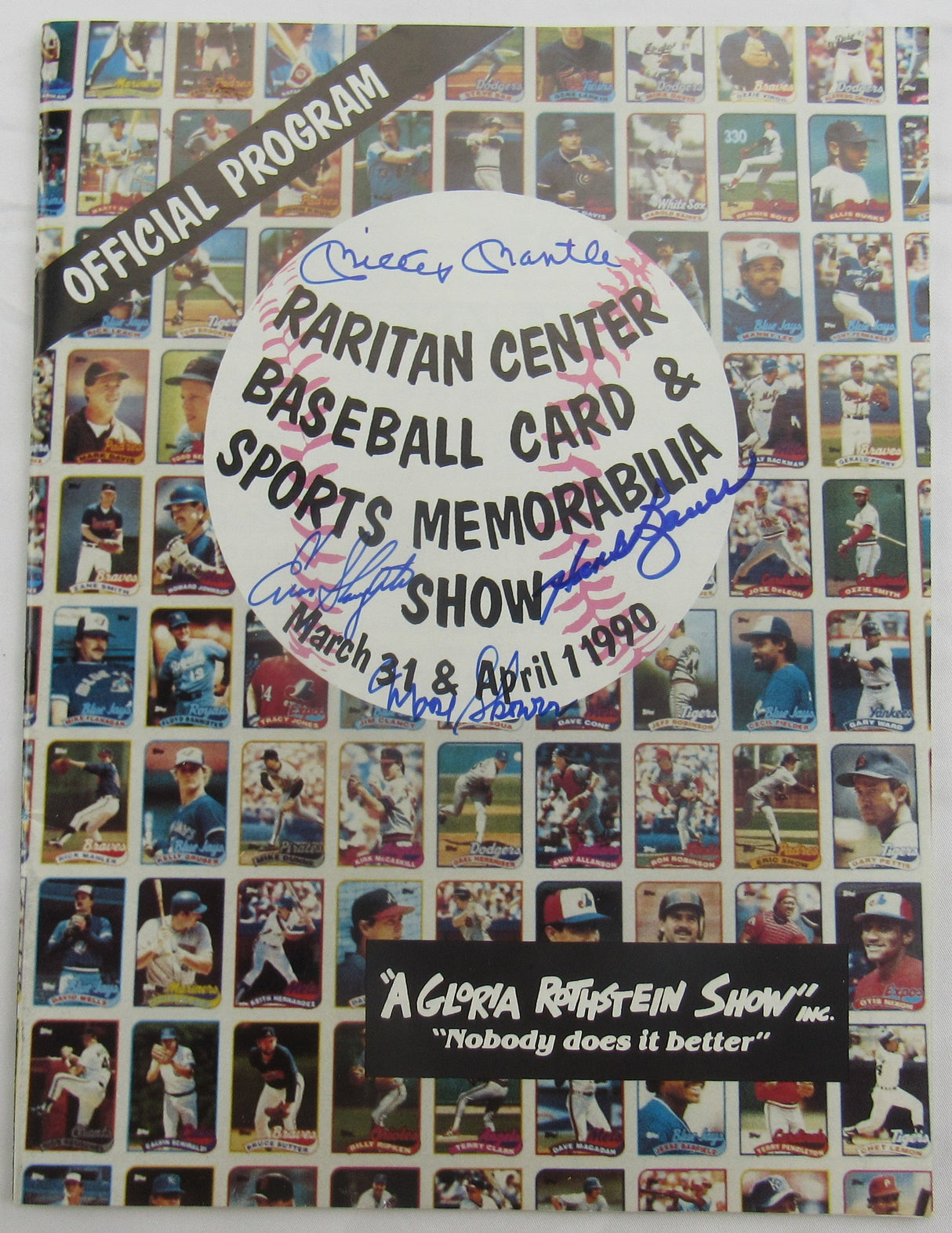 Mickey Mantle +More Signed Auto Magazine Program JSA LOA YY81305