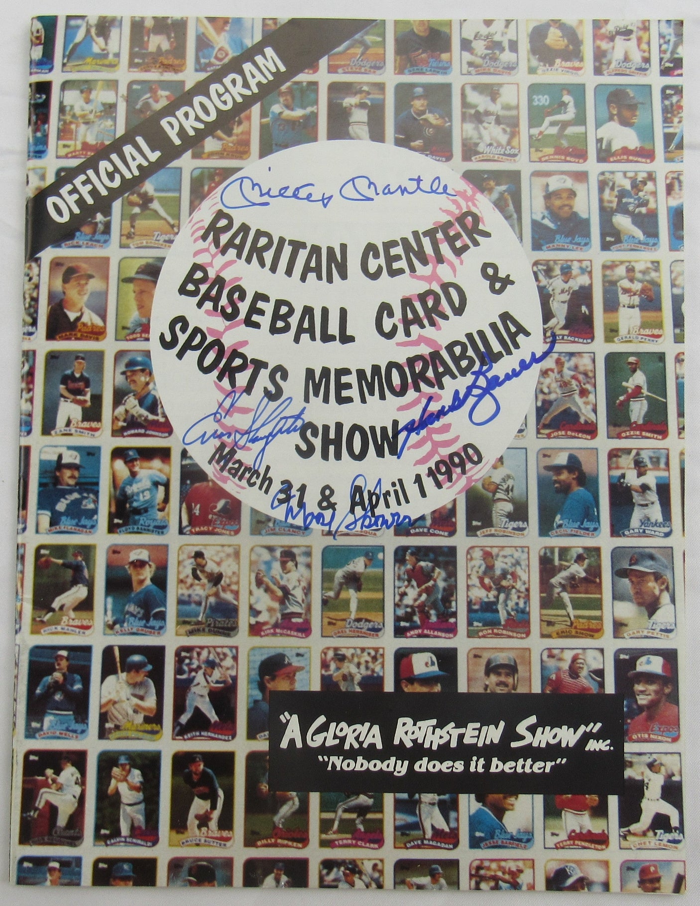 Mickey Mantle +More Signed Auto Magazine Program JSA LOA YY81305