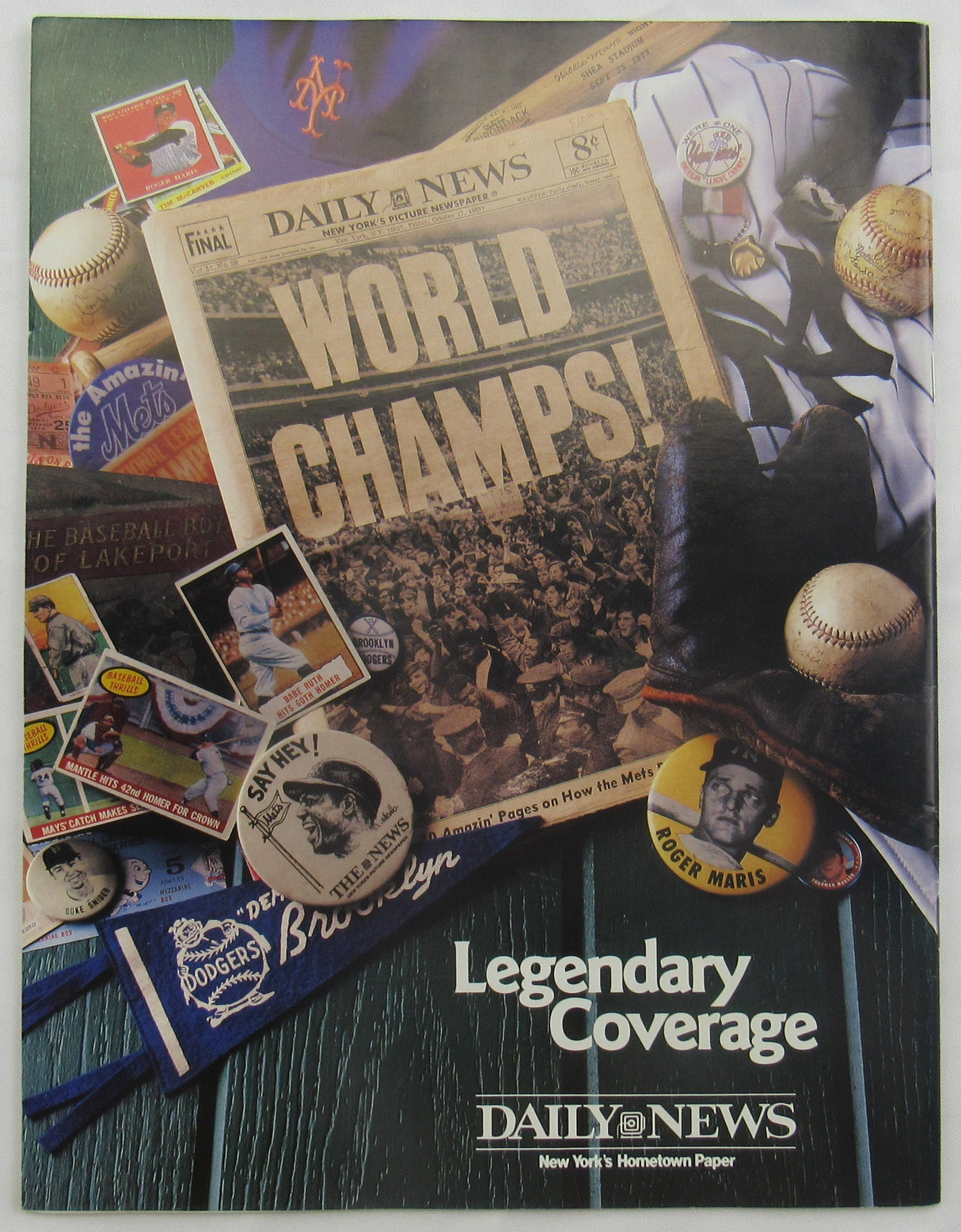 Mickey Mantle +More Signed Auto Magazine Program JSA LOA YY81305
