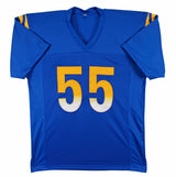 Braden Fiske Authentic Signed Blue Pro Style Jersey Autographed BAS