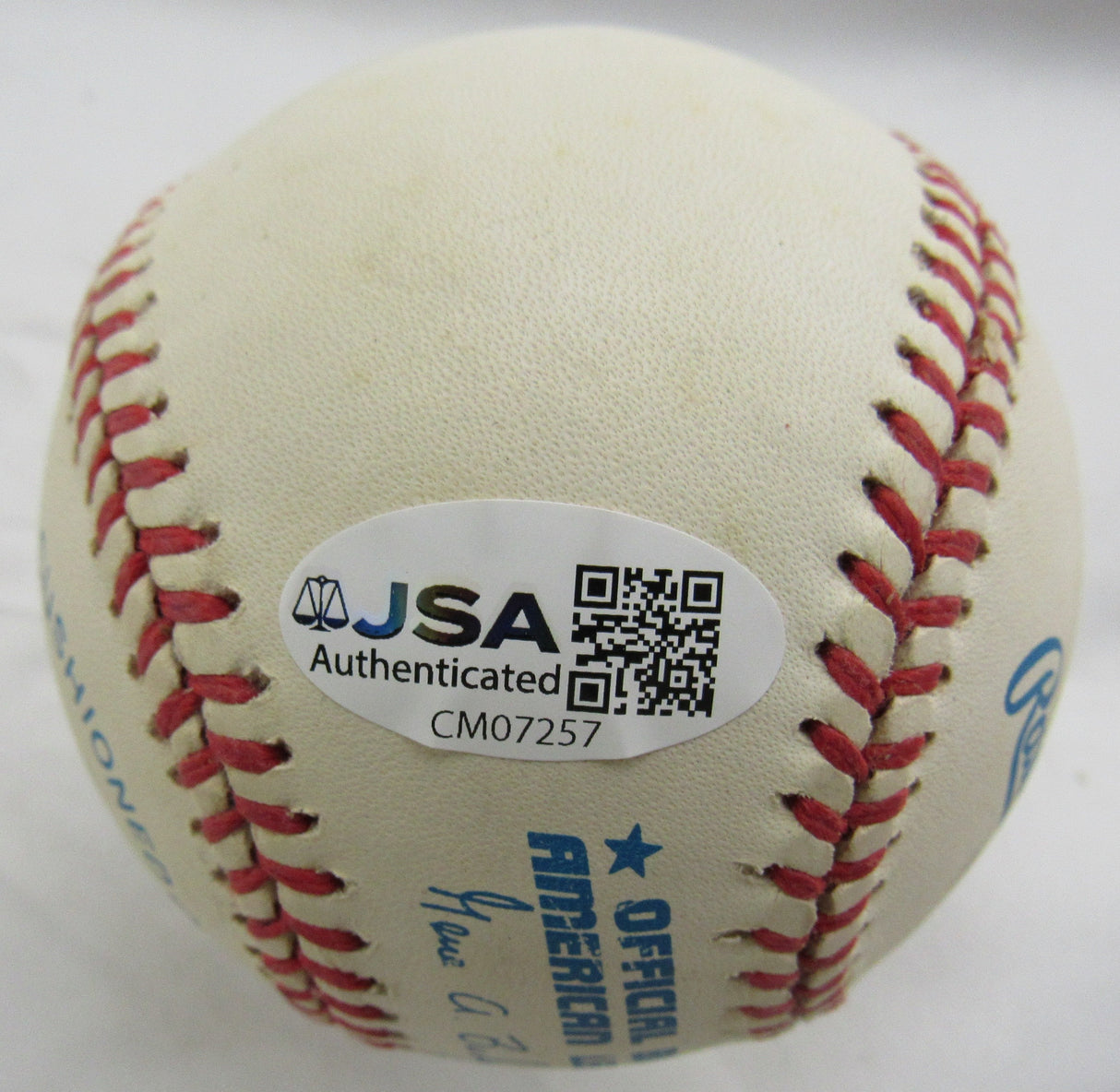 Whitey Ford Signed Auto Rawlings Baseball JSA CM07257