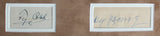 1st MLB HOF Class (13) Ruth, Gehrig, Johnson, Cobb +9 Signed Framed Display BAS
