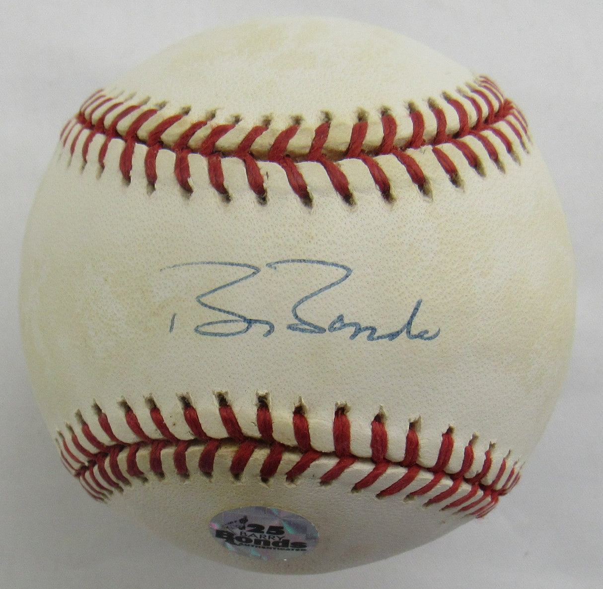 Barry Bonds Signed Auto Baseball w/ Bonds Hologram