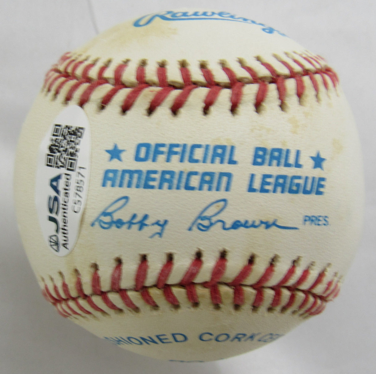 Don Larsen Signed Rawlings Baseball JSA CS78571
