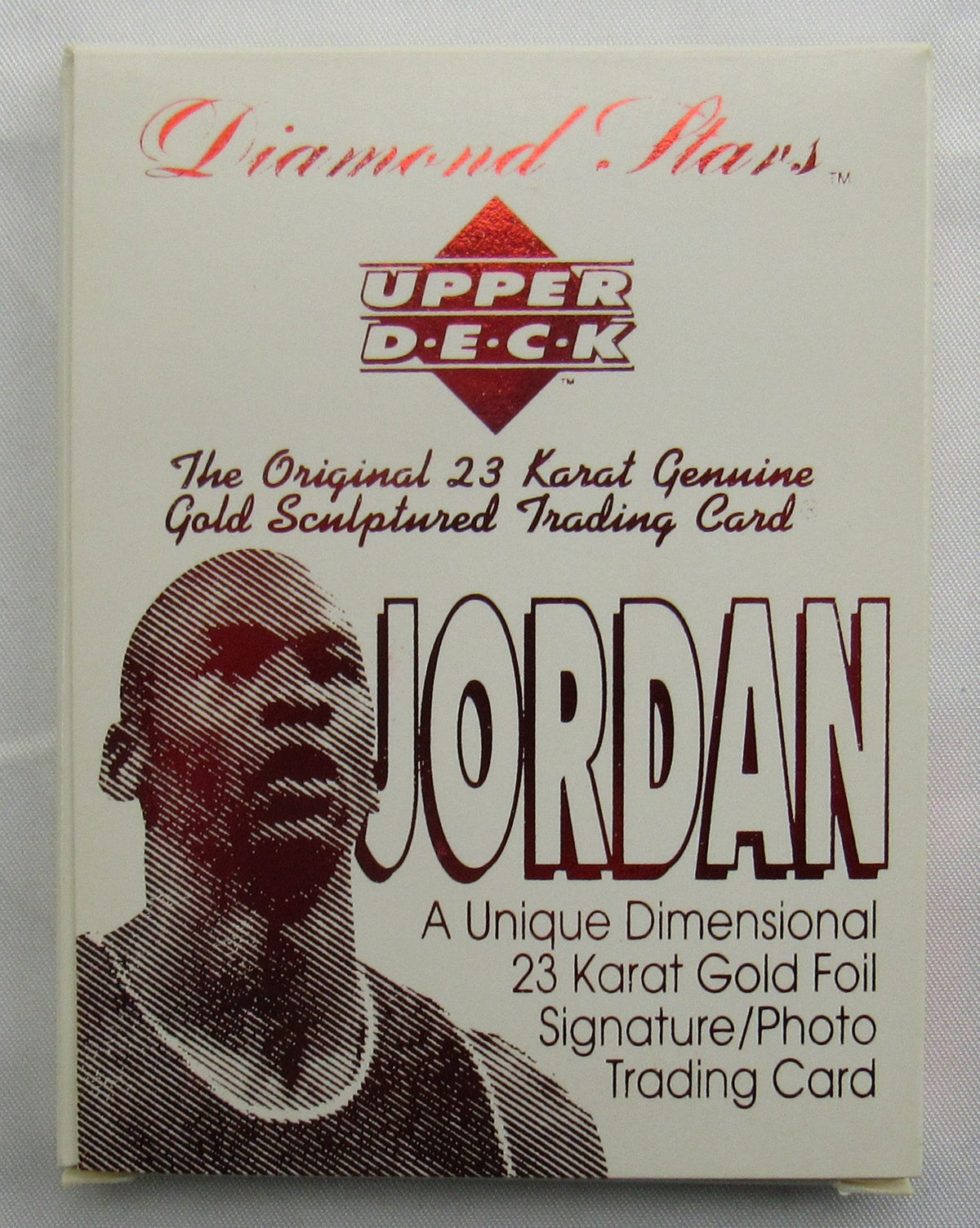 Michael Jordan 1996 Upper Deck DIAMOND STARS 23kt GOLD Foil Signature COA #d