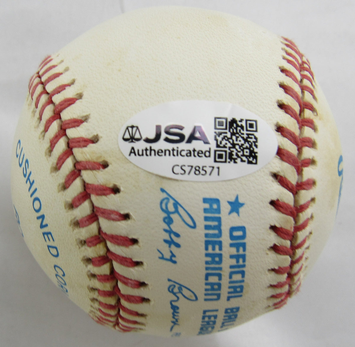 Don Larsen Signed Rawlings Baseball JSA CS78571