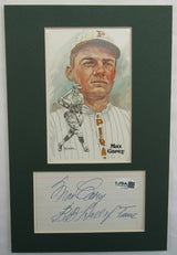Max Carey Signed Auto 5.5x3.5 Post Card 10x6 Total CJ55944