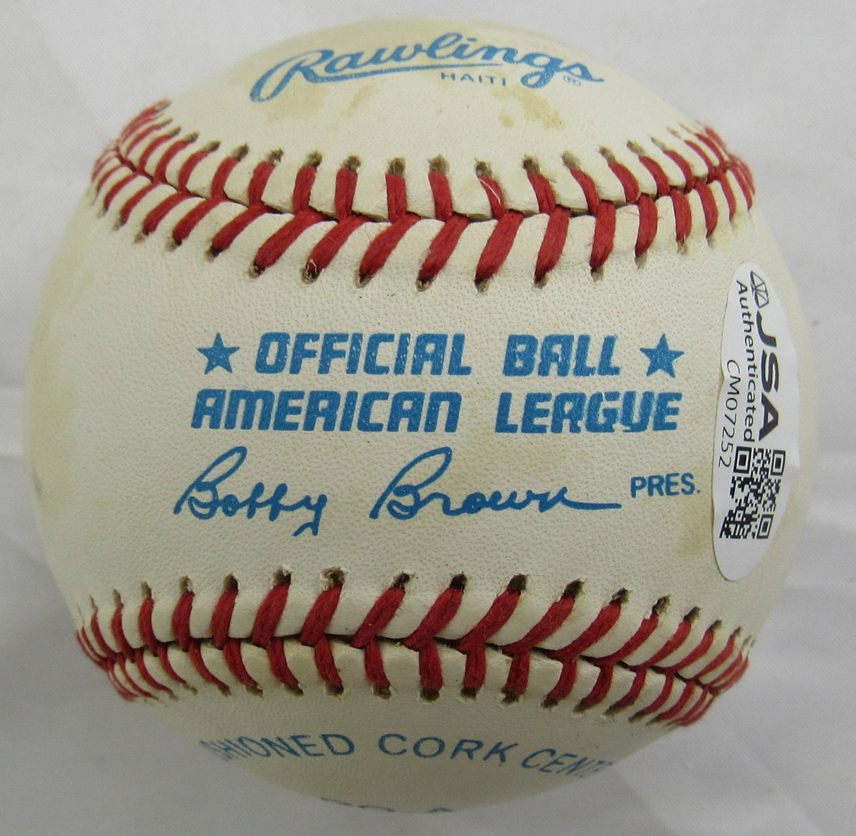 Yogi Berra Don Larsen Signed Auto Rawlings Baseball JSA CM07252