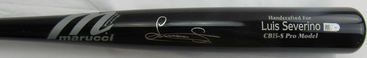 Luis Severino Signed Rawlings Baseball Bat MLB Holo