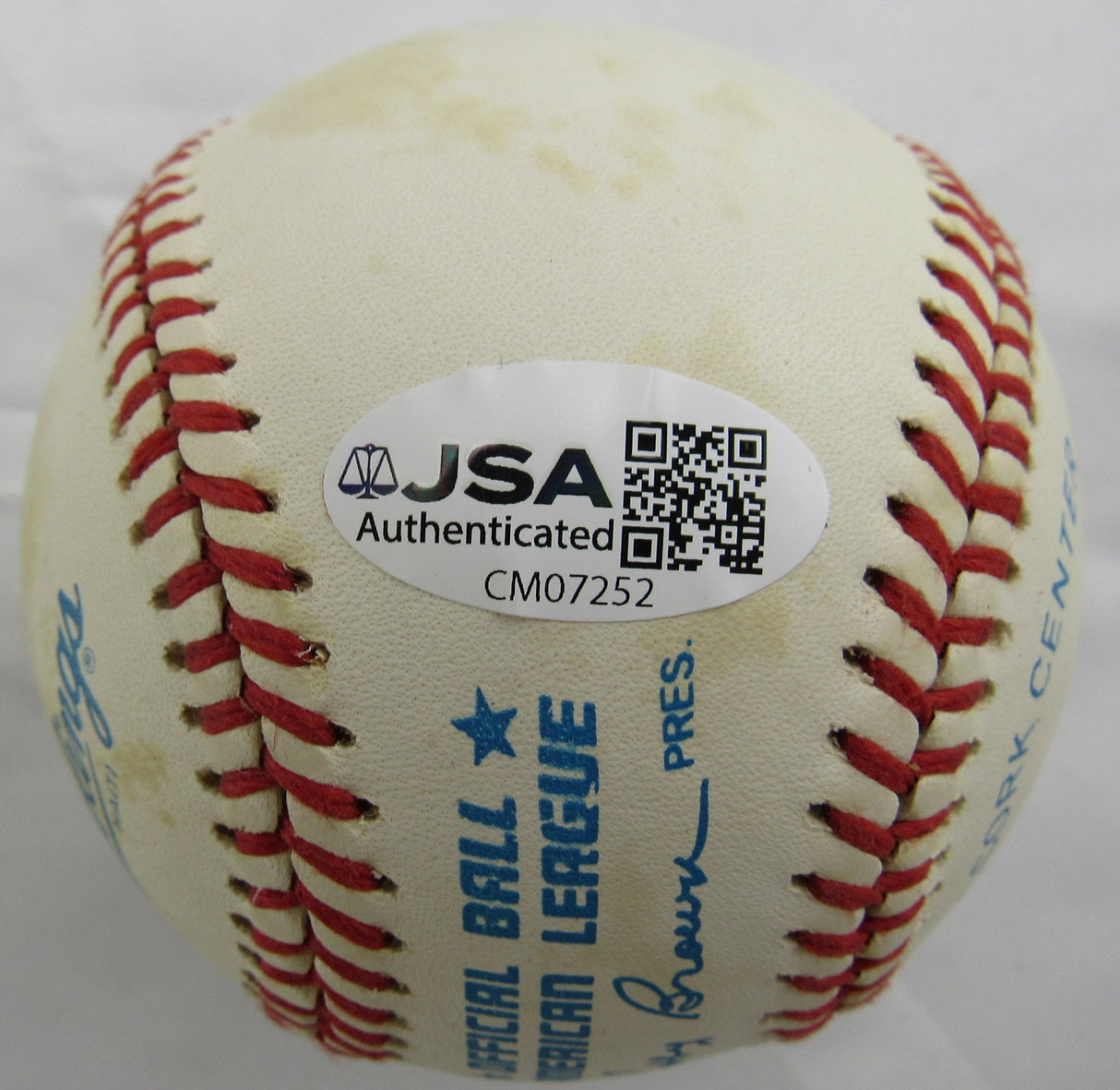 Yogi Berra Don Larsen Signed Auto Rawlings Baseball JSA CM07252
