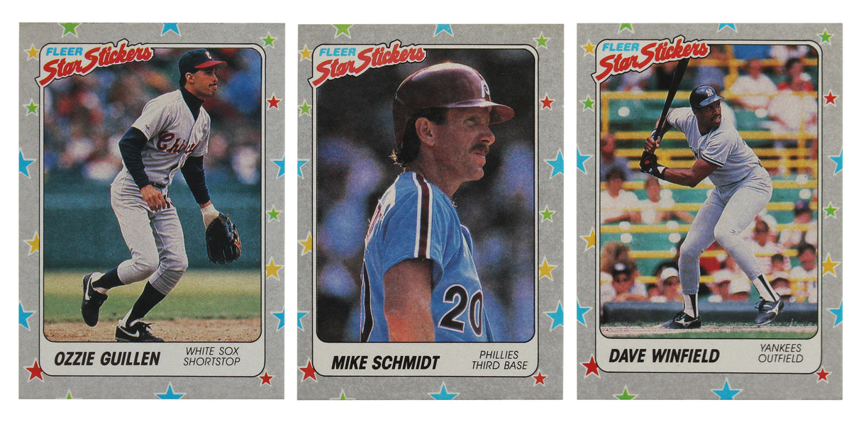 1988 Fleer Set w/ Sub Sets (1988 Fleer Update Set, Classic Minis, & 2 more)