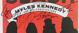 (5) Slash, Kennedy, Kerns, Fitz & Sidoras Signed 11x17 2012 Concert Poster BAS