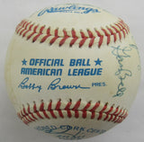 Johnny Pesky, Luis Tiant, Bill Lee, Dick Radatz, Dalton Jones, Lee Strange, Multi Signed Auto Baseball B172