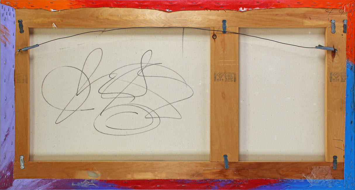 John Stango Authentic Signed 24x44.5 The Beatles Mounted Canvas BAS #AB14648