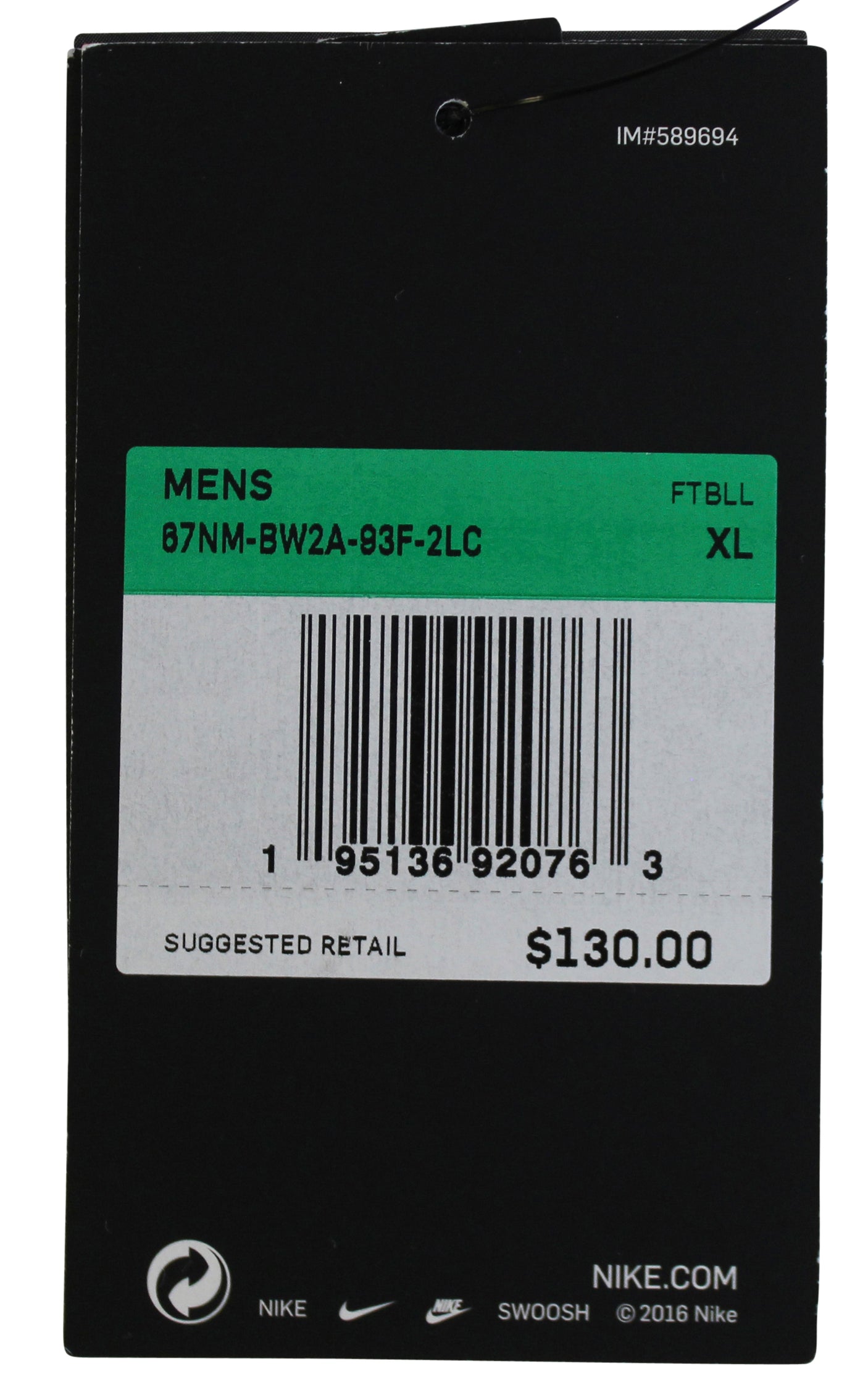 Browns Nick Chubb Authentic Signed White Nike Jersey Autographed BAS Witnessed