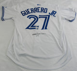 Vladimir Guerrero Signed Licensed Majestic Auto Blue Jays Jersey JSA CJ55960