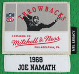 Jets Joe Namath Authentic Signed Green Mitchell & Ness Jersey Autographed BAS Witnessed