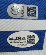 Vladimir Guerrero Signed Licensed Majestic Auto Blue Jays Jersey JSA CJ55960