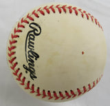 Ernie Banks Mr Cub Insc Signed Rawlings Baseball JSA CS78561