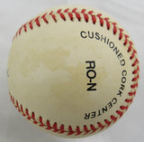 Ernie Banks Mr Cub Insc Signed Rawlings Baseball JSA CS78561