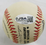 Ernie Banks Mr Cub Insc Signed Rawlings Baseball JSA CS78561