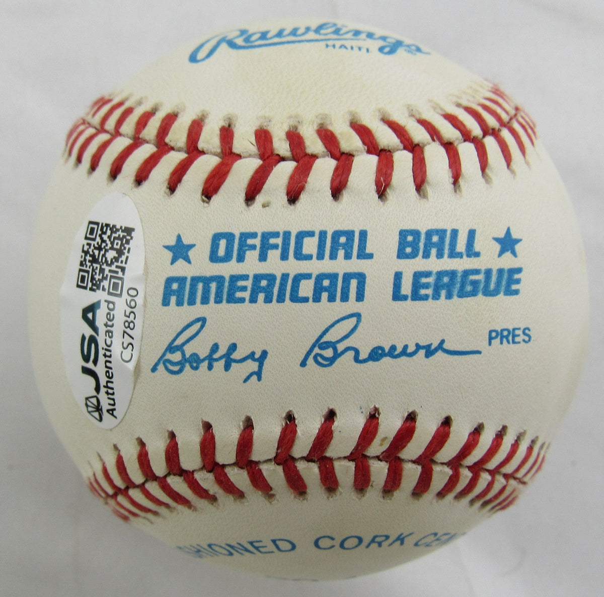 Reggie Jackson Signed Rawlings Baseball JSA CS78560
