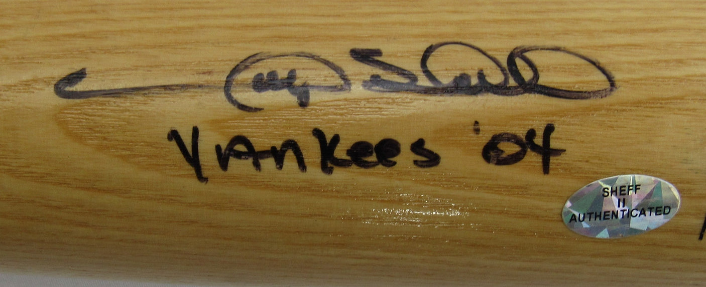 Gary Sheffield Signed Rawlings Auto Baseball Bat w/ Insc JSA CJ55970