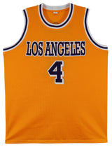 Byron Scott Authentic Signed Yellow Pro Style Jersey Autographed BAS Witnessed 2