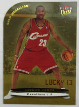 2003-04 LeBron James Fleer Ultra Lucky 13 Basketball Rookie Card