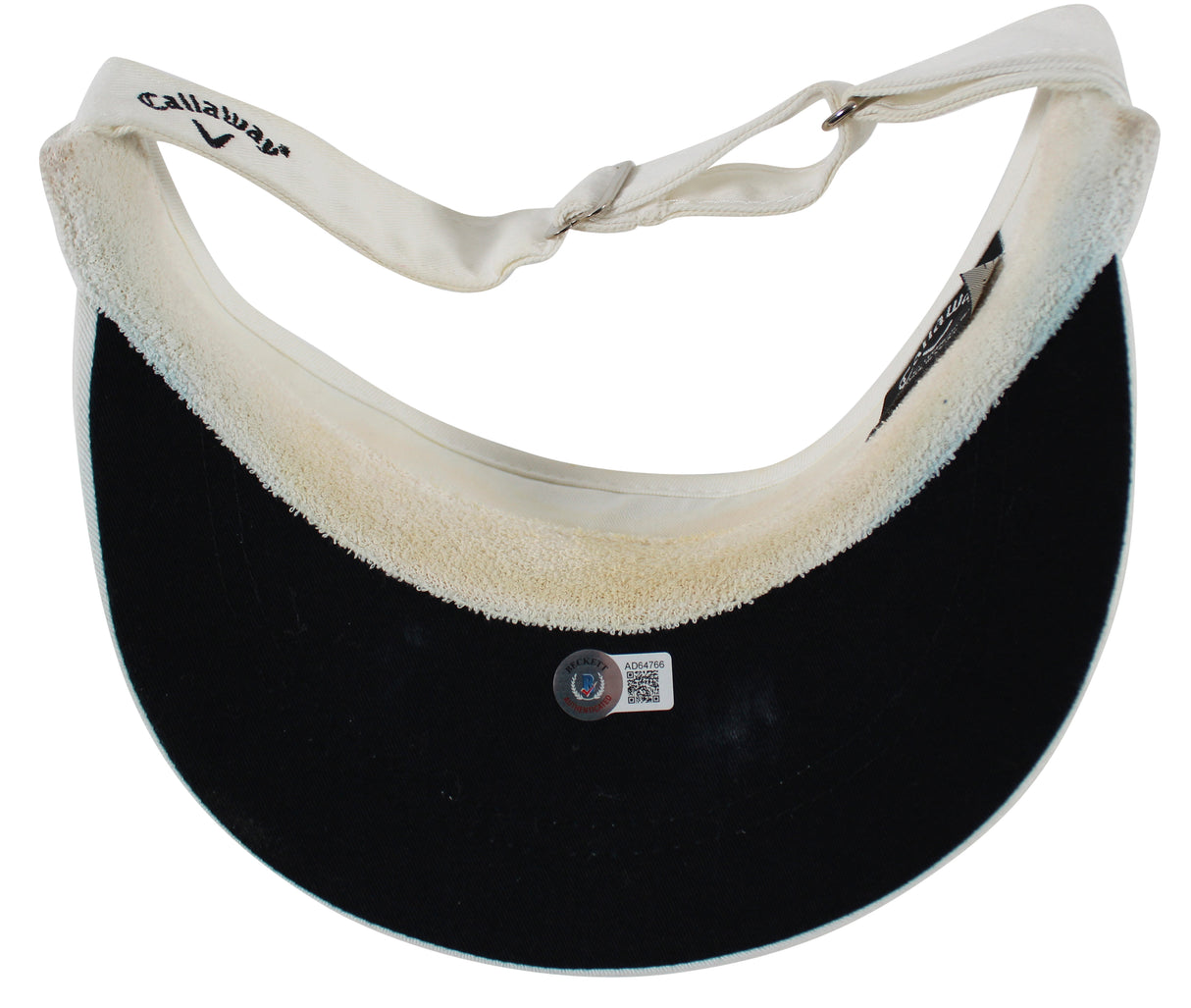 Phil Mickelson Authentic Signed Worn KPMG Visor Hat BAS #AD64766