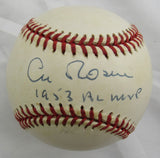 Al Rosen Signed Auto Rawlings Baseball JSA CM07297 w/1953 AL MVP Inscription