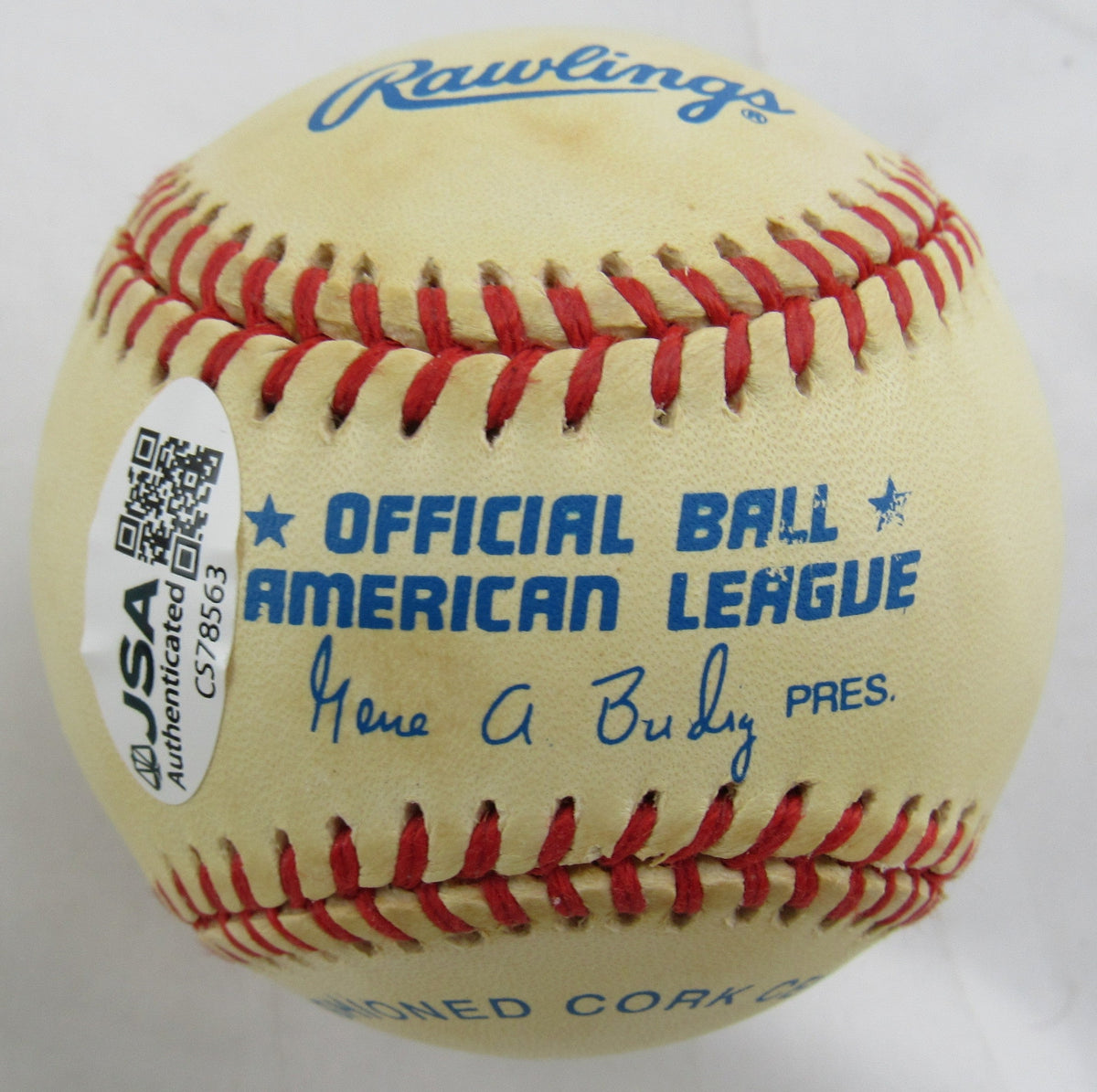 Yogi Berra Signed Rawlings Baseball JSA CS78563